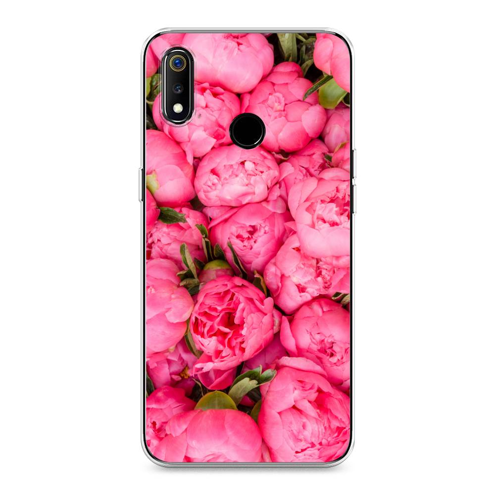 

Силиконовый чехол "Прекрасные пионы" на Realme 3, 251050-8