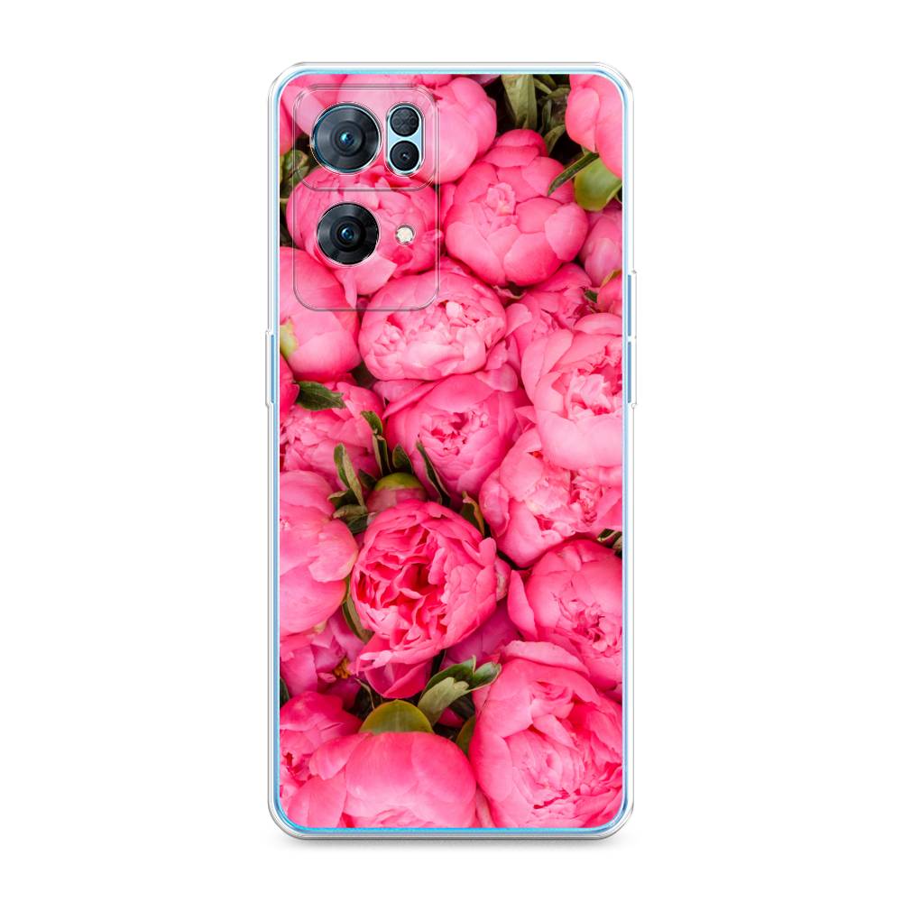 

Силиконовый чехол "Прекрасные пионы" на Oppo Reno 7 Pro, 258250-8