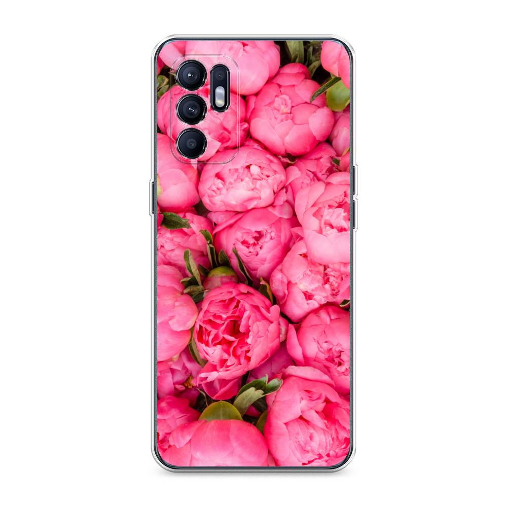 

Силиконовый чехол "Прекрасные пионы" на Oppo Reno 6, Разноцветный, 257850-8