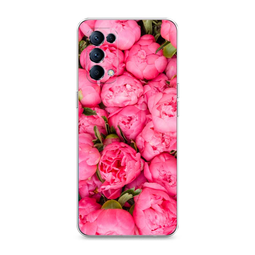 

Силиконовый чехол "Прекрасные пионы" на Oppo Reno 5, Разноцветный, 255250-8