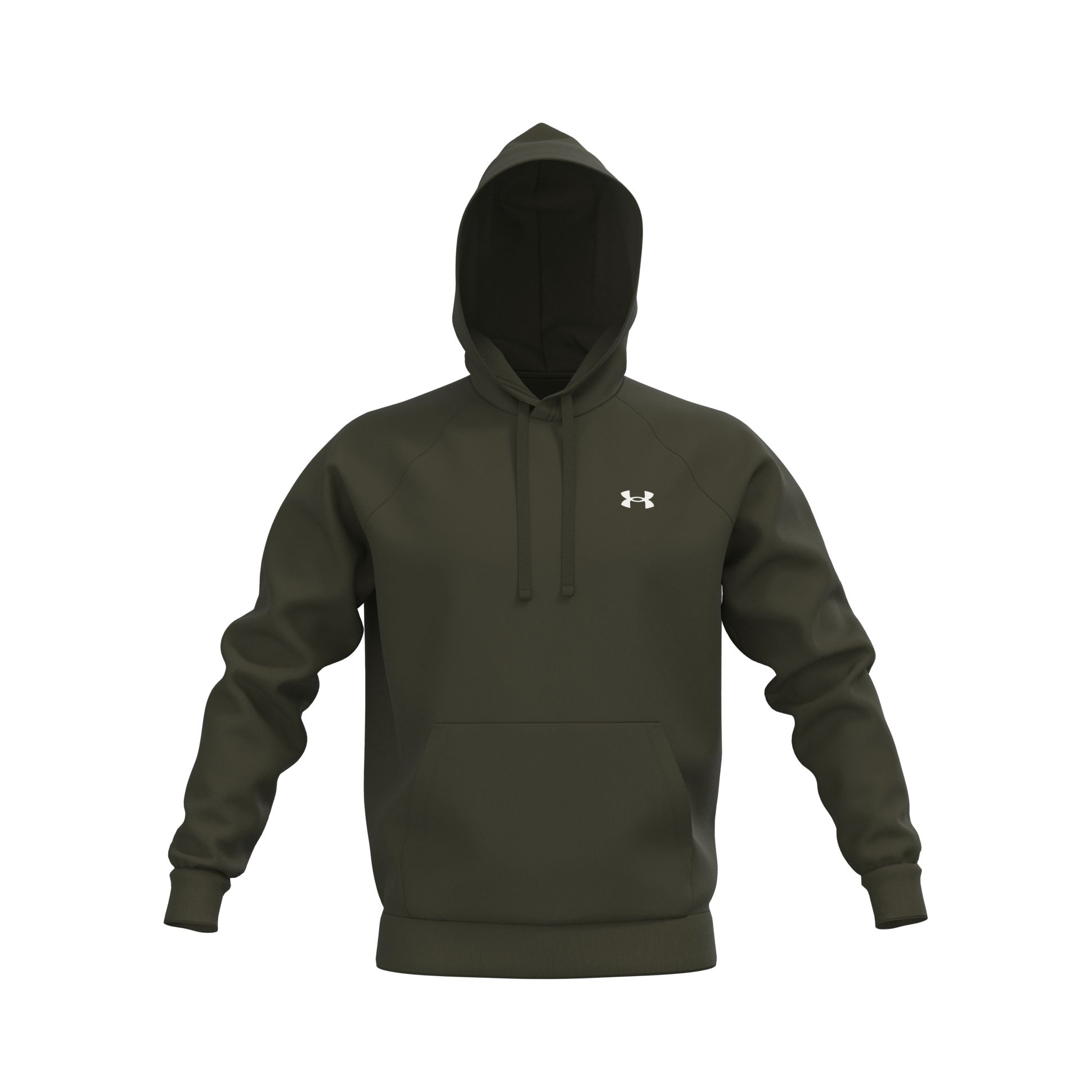 фото Худи мужское under armour 1357105-390 зеленое 3xl