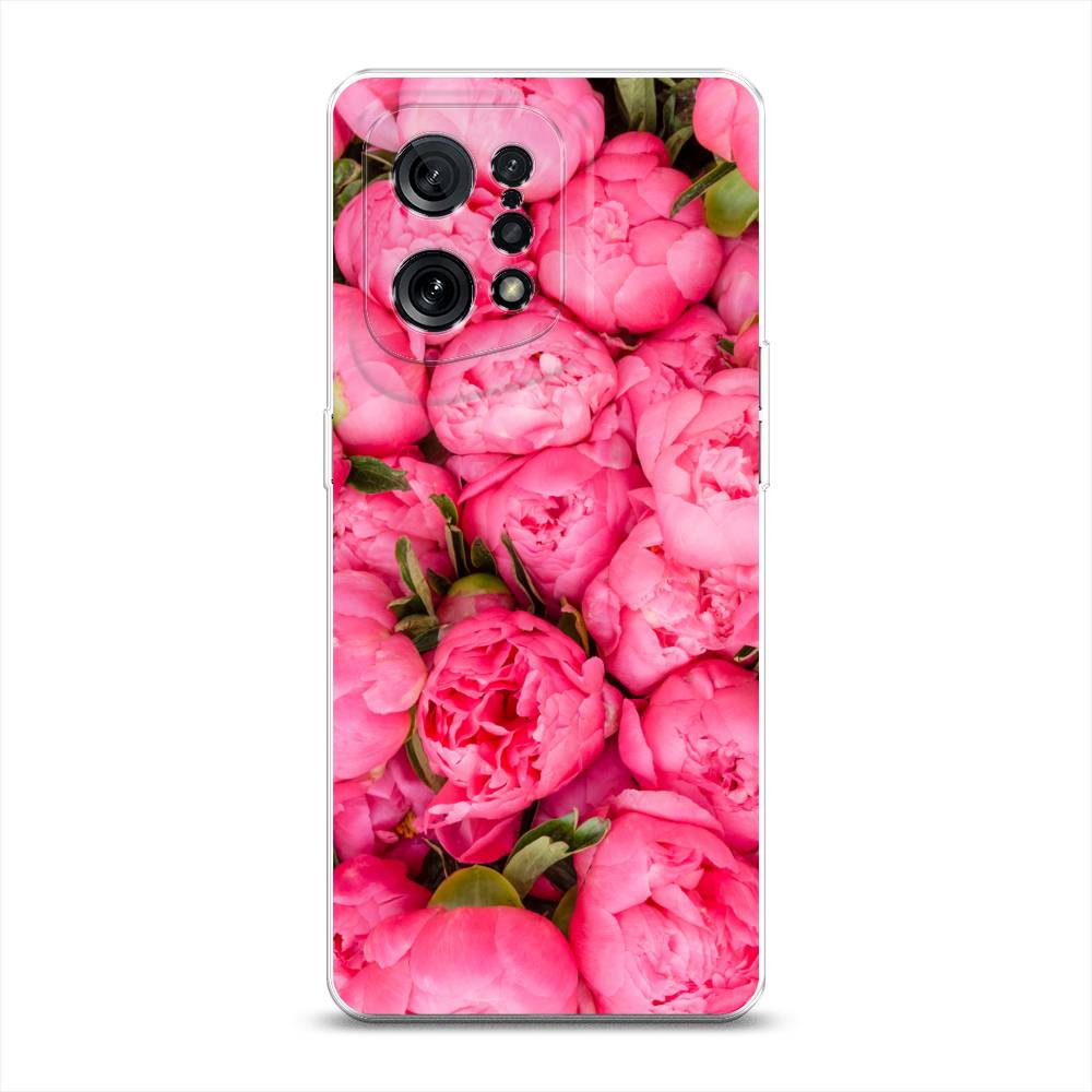 

Силиконовый чехол "Прекрасные пионы" на Oppo Find X5, 259750-8