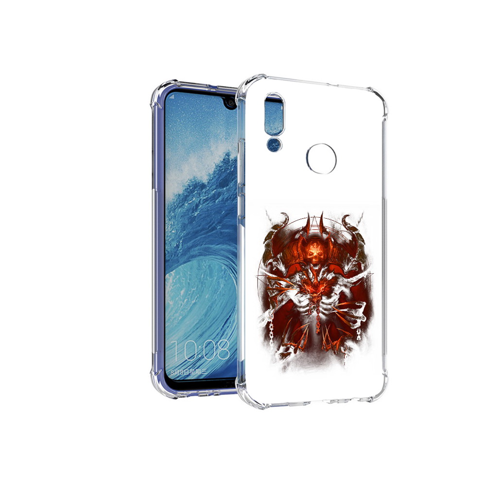 

Чехол MyPads Tocco для Huawei P Smart (2019) яркий демон, Прозрачный, Tocco
