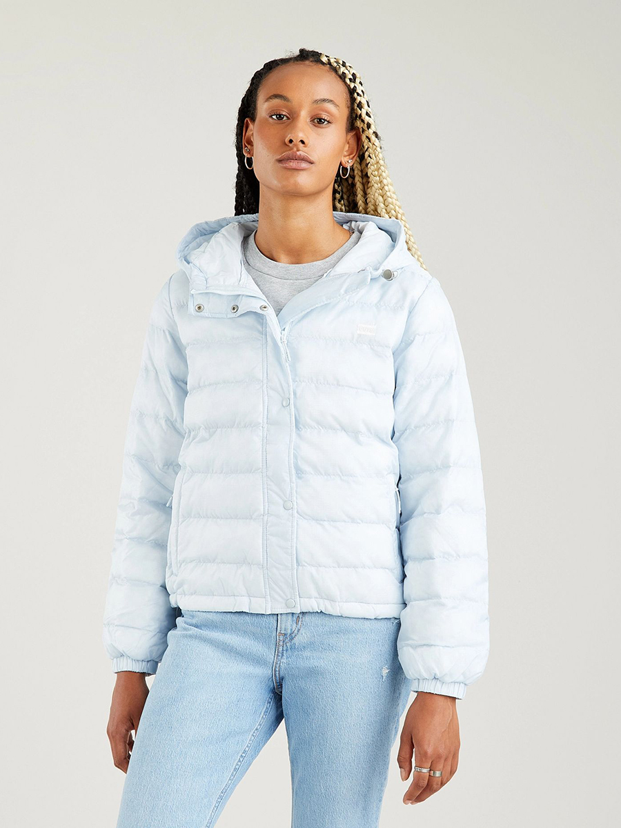 

Куртка женская Levi's A0675 голубая L, Голубой, A0675