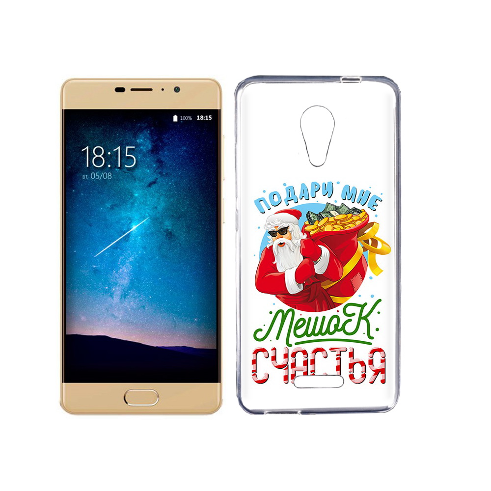 

Чехол MyPads Tocco для BQ 5201 Space Подарите мне мешок денег, Прозрачный, Tocco