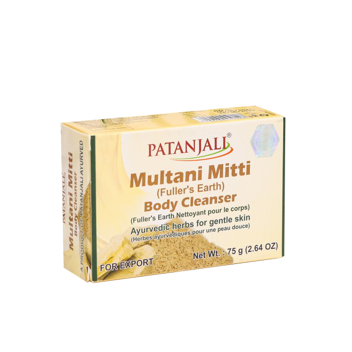 Мыло травяное Patanjali на основе фуллеровой глины, мултани матти, 75 г 1830335 матти раутанен