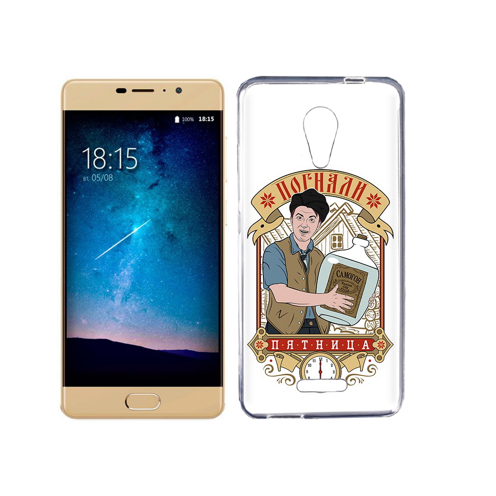 

Чехол MyPads Tocco для BQ 5201 Space Погнали пятница, Прозрачный, Tocco