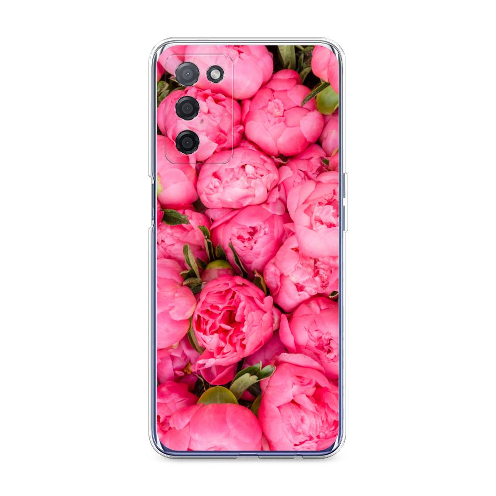 

Силиконовый чехол "Прекрасные пионы" на Oppo A55, 256250-8
