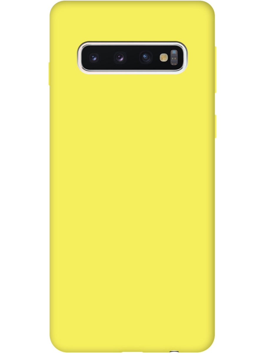 

Чехол Samsung Silicone Cover для Galaxy S10 Plus (G975) (желтый), Galaxy S10 Plus (G975)
