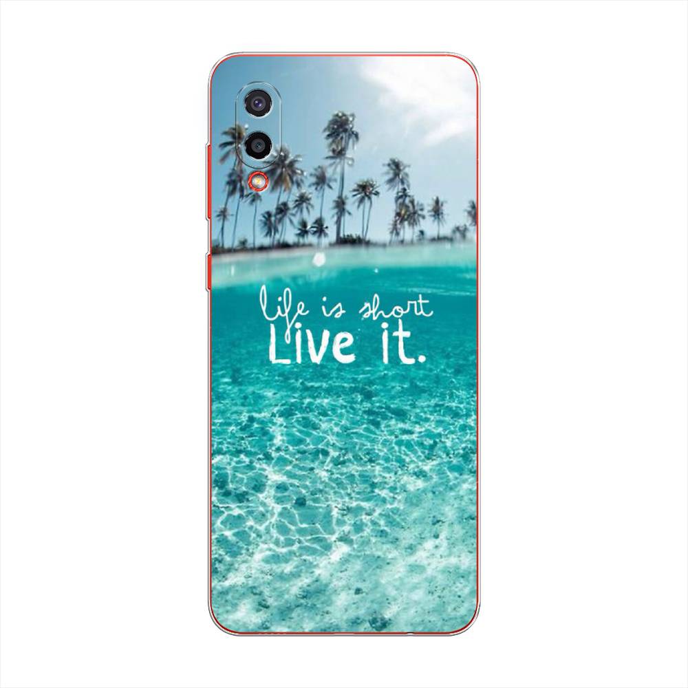 

Чехол Awog на Samsung Galaxy A02 / Самсунг A02 "Live it", Разноцветный, 2102550-7