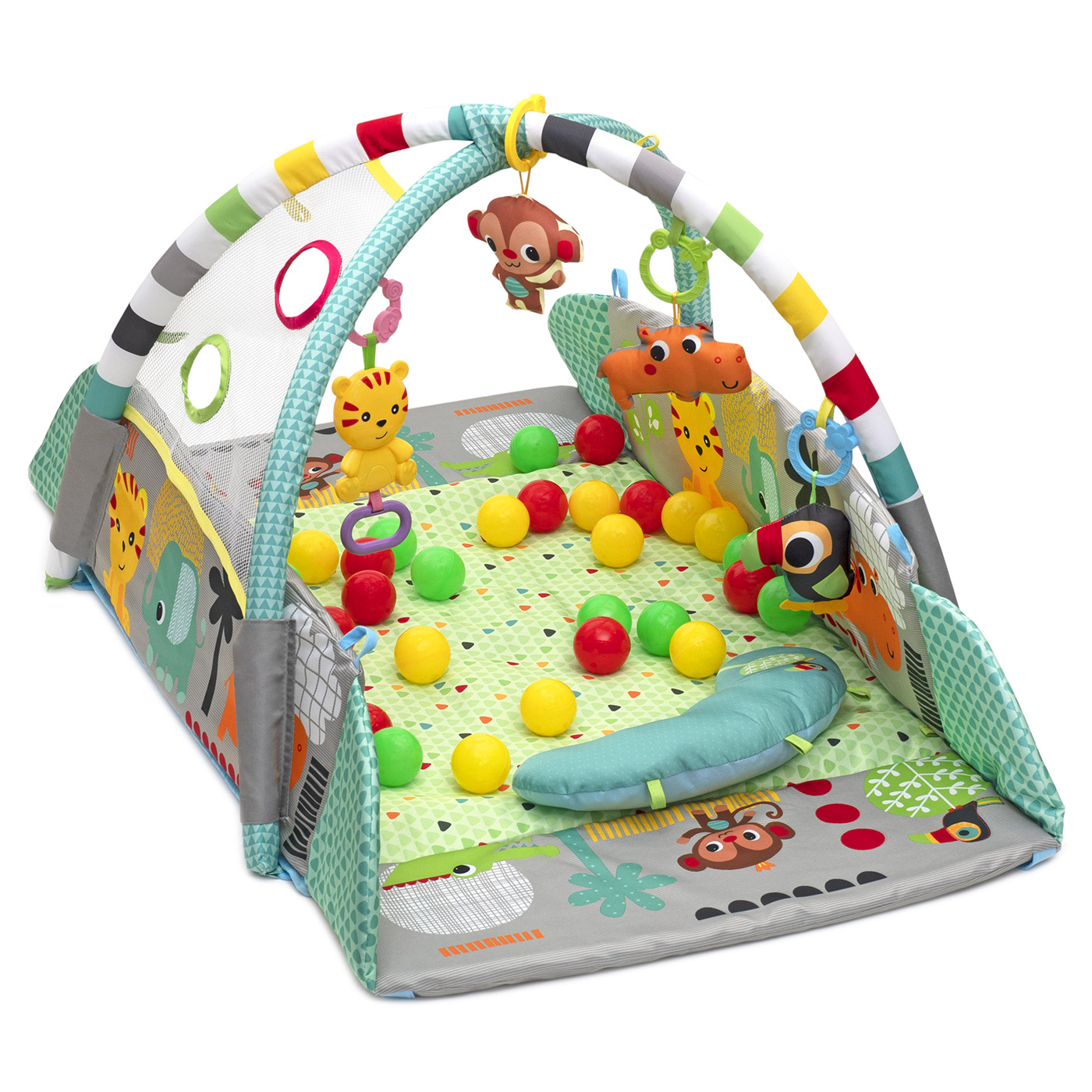 Развивающий коврик с бортиком Funkids Ball Pit Activity Gym CC9636M развивающий коврик funkids kick