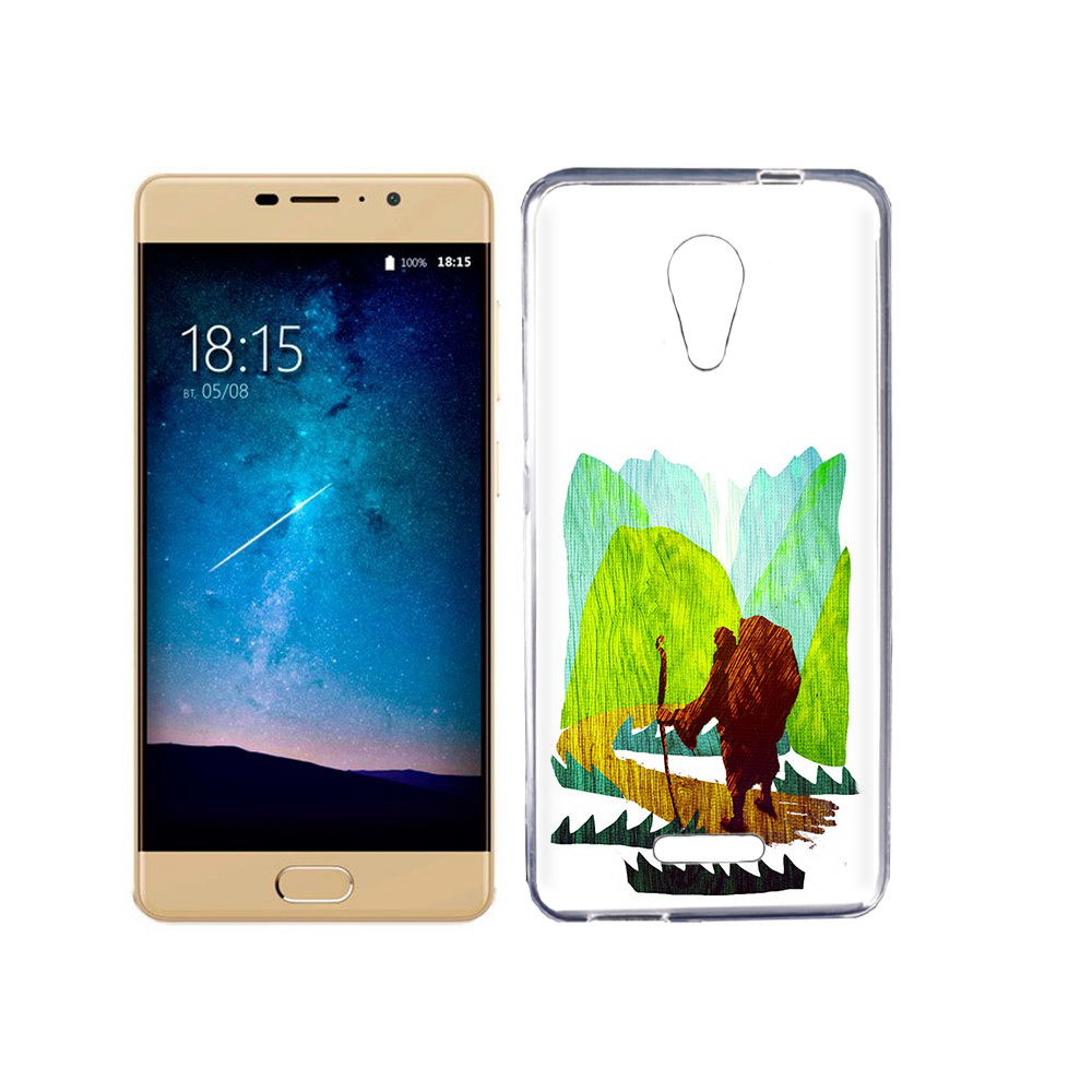 

Чехол MyPads Tocco для BQ 5201 Space Лесная тропа, Прозрачный, Tocco
