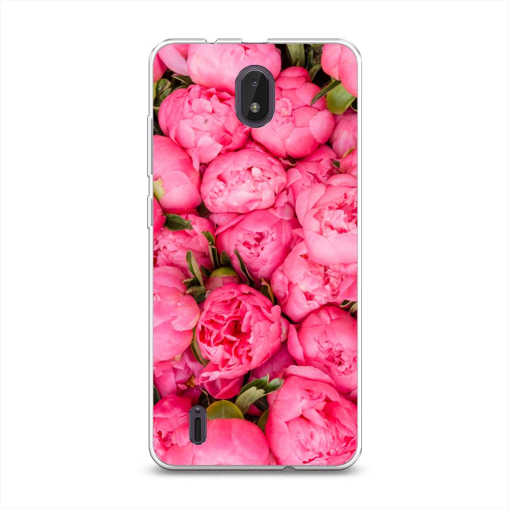 

Силиконовый чехол "Прекрасные пионы" на Nokia C01 Plus, 125250-8