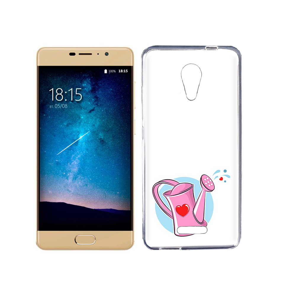 

Чехол MyPads Tocco для BQ 5201 Space Лейка любви 14 февраля, Прозрачный, Tocco