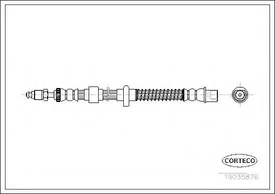 

Шланг тормозной задн CITROEN: C5 08- PEUGEOT: 407 04-10