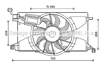 Вентилятор Системы Охлаждения Ava FD7608