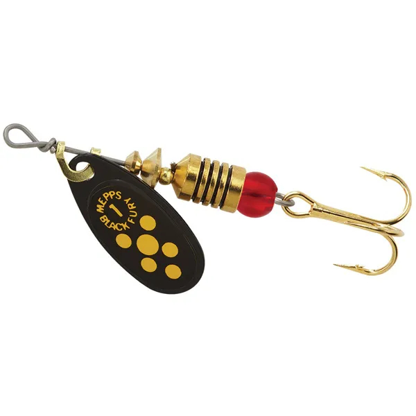 

Блесна вращающаяся Mepps Black Fury 1 Black/Yellow, Золотистый;черный;желтый