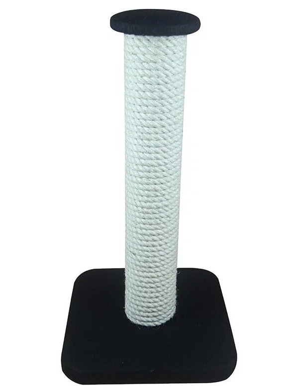 

Когтеточка для кошек Foxie Столбик мощный 45 х 45 х 90 см, Серый;черный