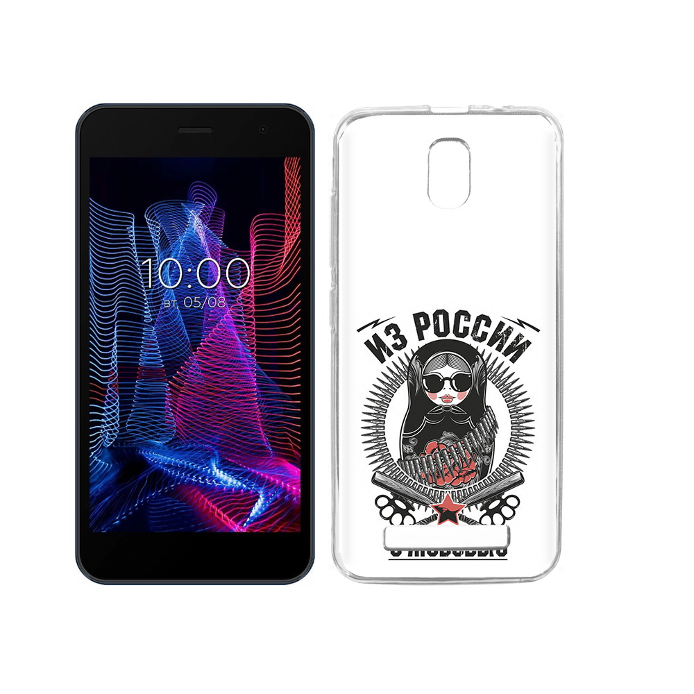 

Чехол MyPads Tocco для BQ 5047L Like Из России с любовью, Прозрачный, Tocco