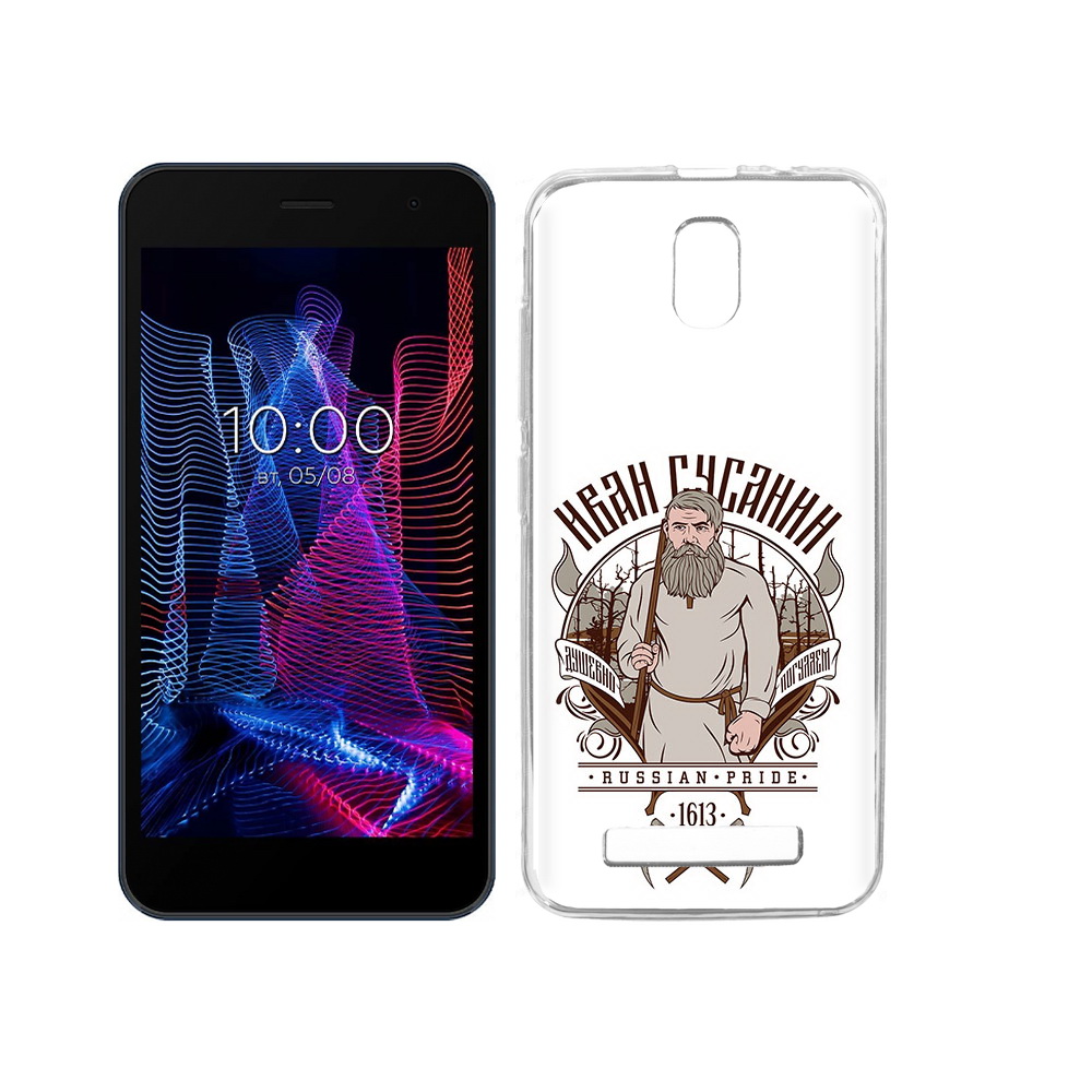 

Чехол MyPads Tocco для BQ 5047L Like Иван Сусанин, Прозрачный, Tocco
