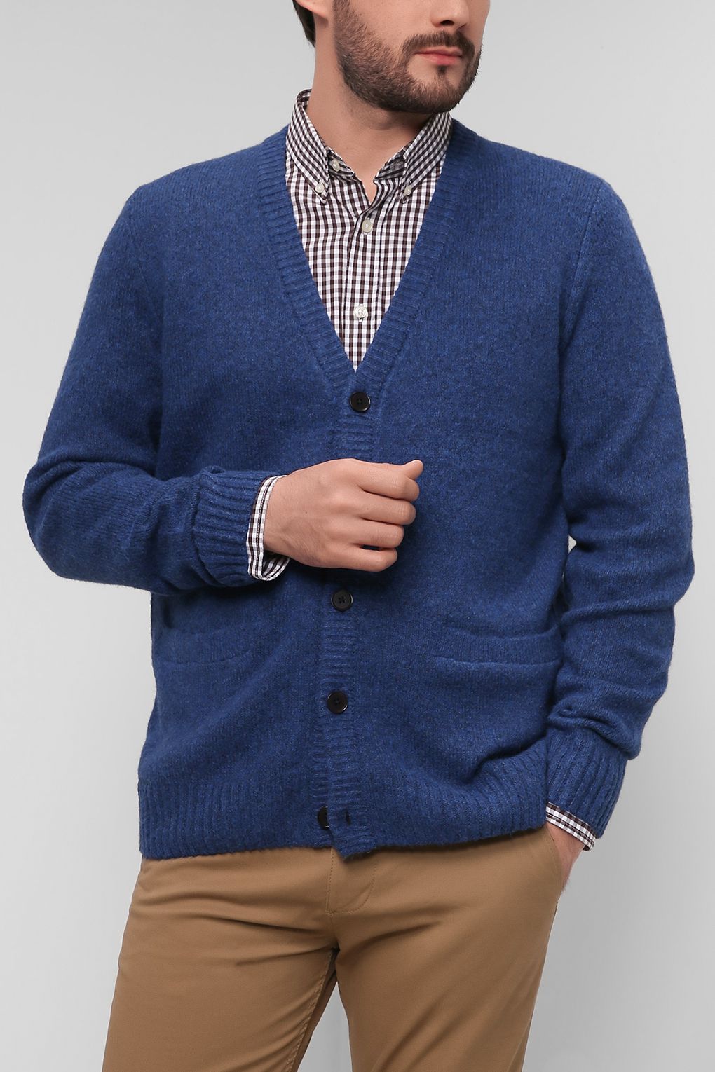 

Кардиган мужской Esprit 111EE2I302 синий 2XL, 111EE2I302