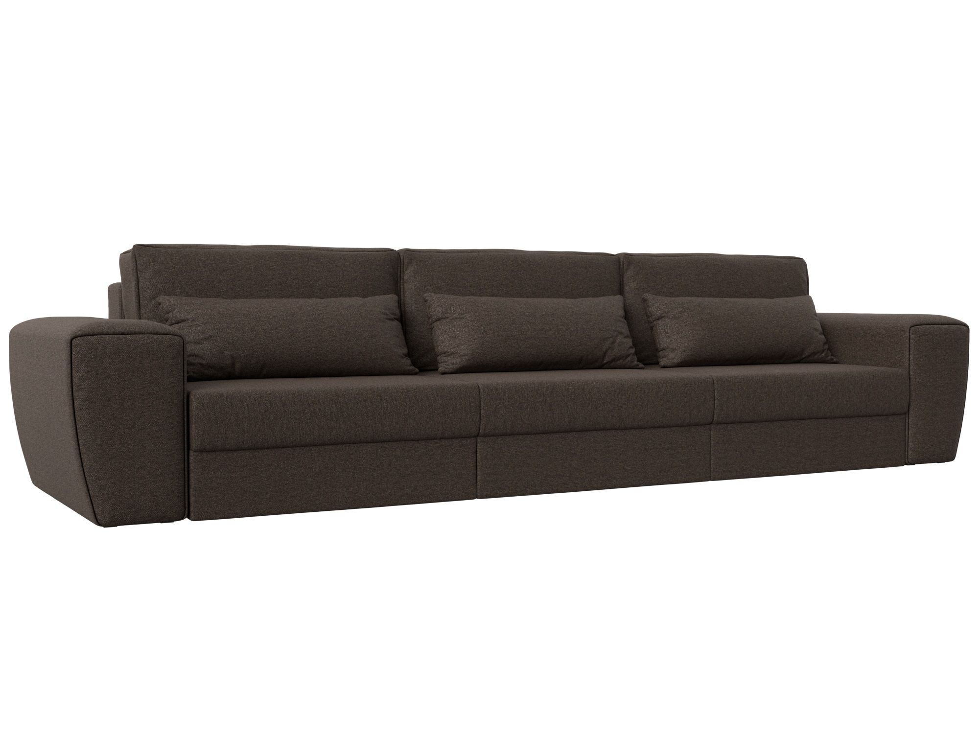 

Прямой диван Лига Диванов Лига-008 Long 372х107х94 см, коричневый, Прямой диван Лига-008 Long