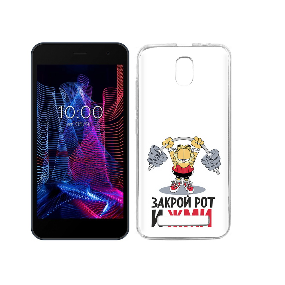 

Чехол MyPads Tocco для BQ 5047L Like Закрой рот и жми, Прозрачный, Tocco