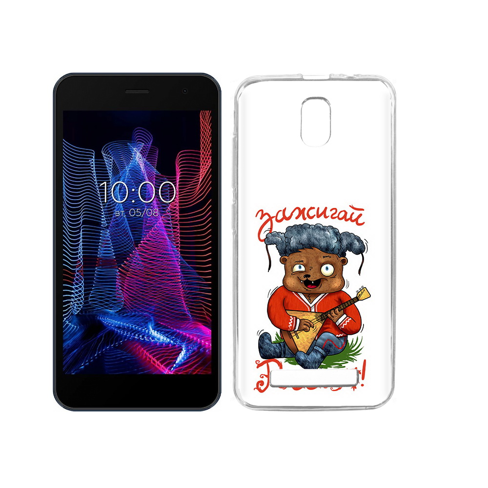 

Чехол MyPads Tocco для BQ 5047L Like Зажигай Россия, Прозрачный, Tocco