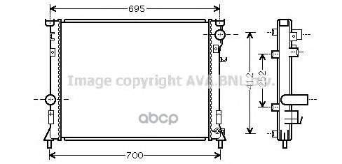 

Гофра Глушителя Autopartner 64X250