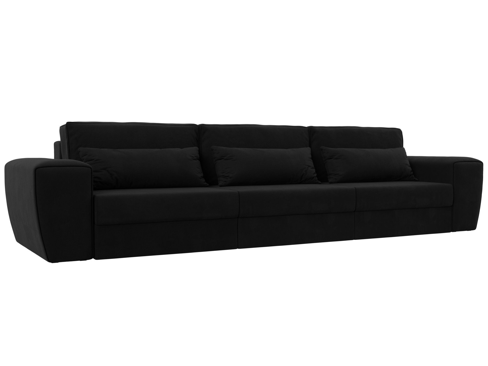 

Прямой диван Лига Диванов Лига-008 Long 372х107х94 см, черный, Прямой диван Лига-008 Long