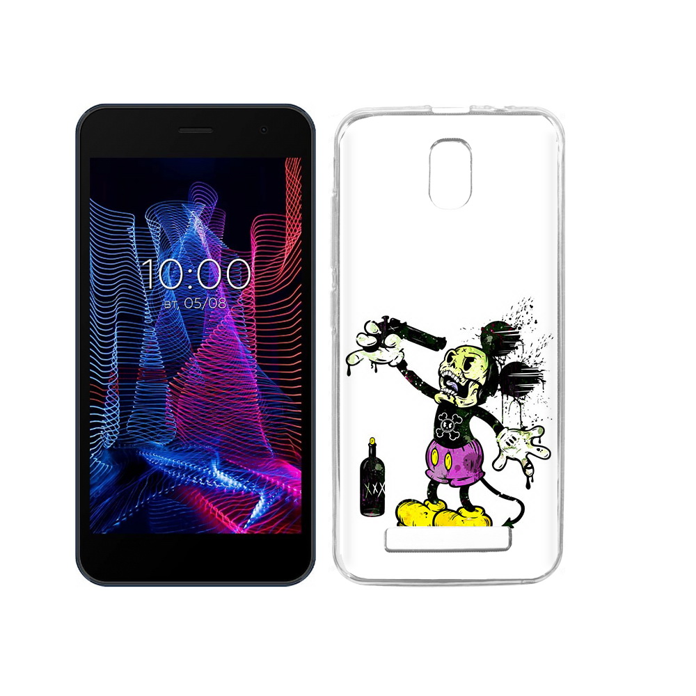 

Чехол MyPads Tocco для BQ 5047L Like Драг Микки, Прозрачный, Tocco