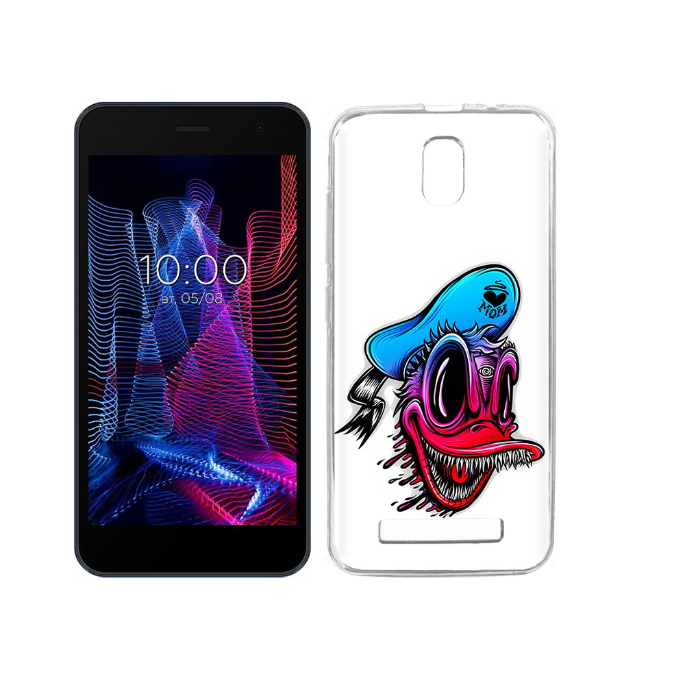 

Чехол MyPads Tocco для BQ 5047L Like Дональд, Прозрачный, Tocco