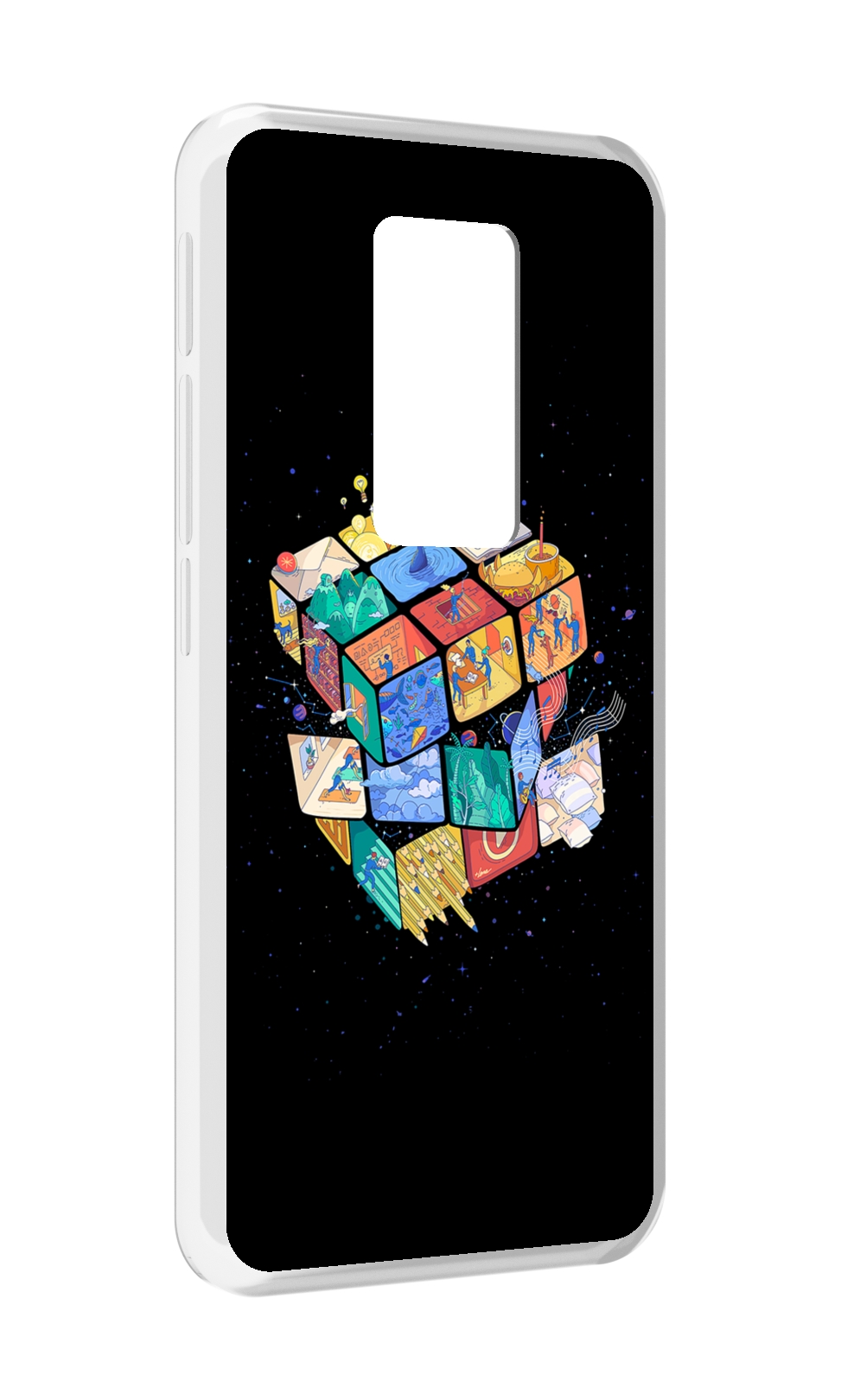 Чехол MyPads Кубик-Рубика для Motorola Defy 2021