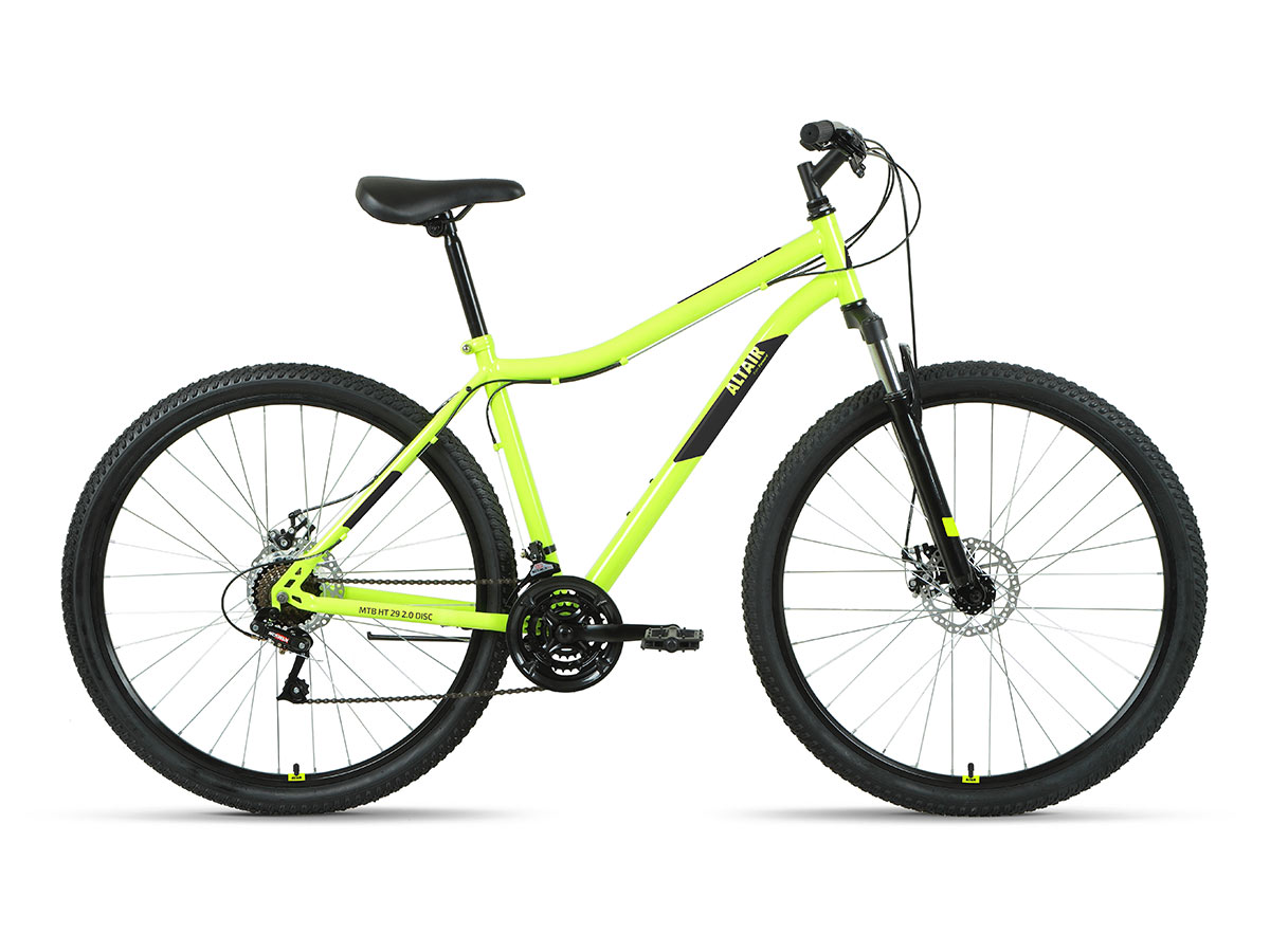 Горный велосипед Altair MTB HT 29 2.0 D, год 2022, цвет Зеленый-Черный, ростовка 17