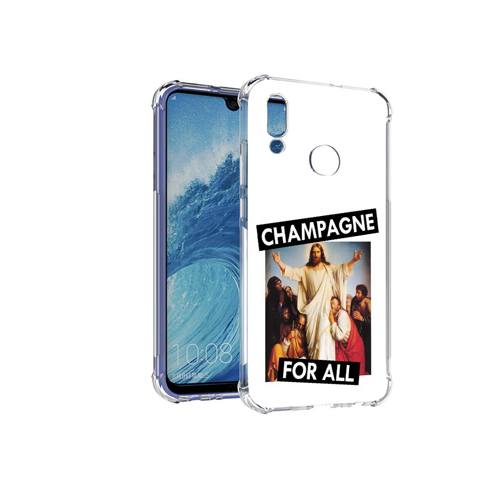 

Чехол MyPads Tocco для Huawei P Smart (2019) шампанское, Прозрачный, Tocco