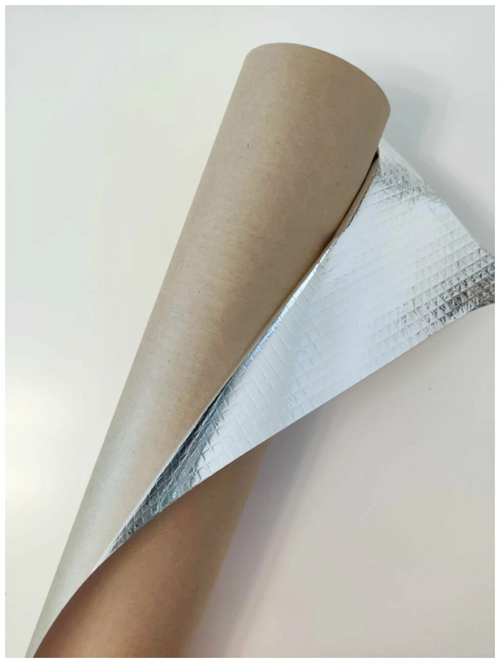 Фольга для бани Megaflex KF на крафт бумаге, 1 м х 20 м, 20 кв. м FOIKF.100.20