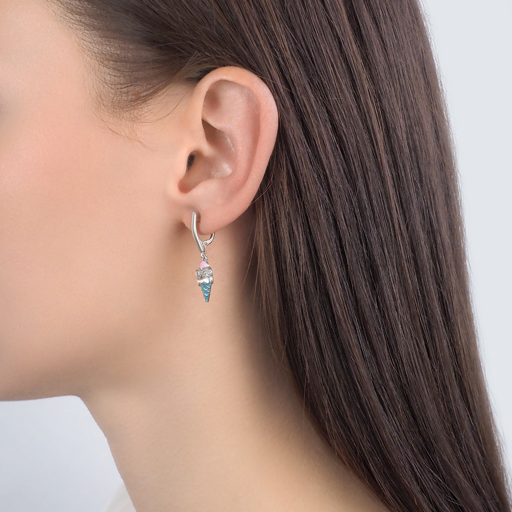 

Серьги из серебра ЮВЕЛИР КАРАТ 2129963/9БГ, фианит, 2129963/9БГ