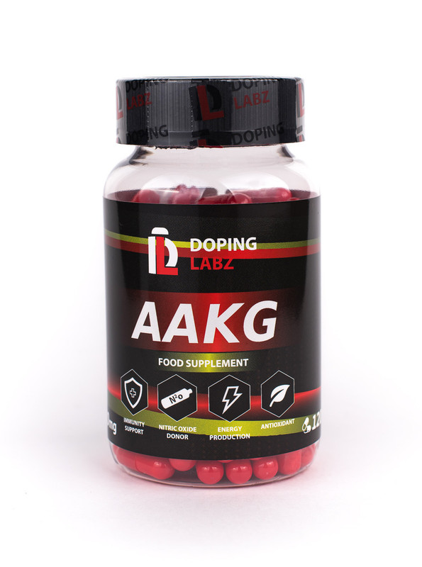 Аминокислота Аргинин Doping Labz 2400 мг, AAKG Альфа-кетоглутарат, 120 капсул