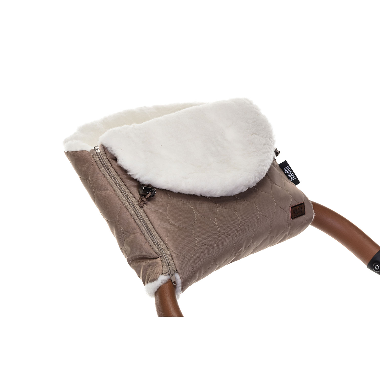 

Муфта меховая для коляски Nuovita Polare Bianco капучино