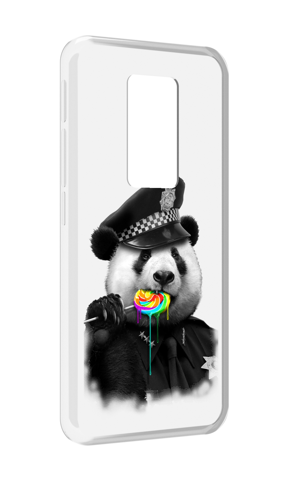 

Чехол MyPads Панда полиция для Motorola Defy 2021, Прозрачный, Tocco