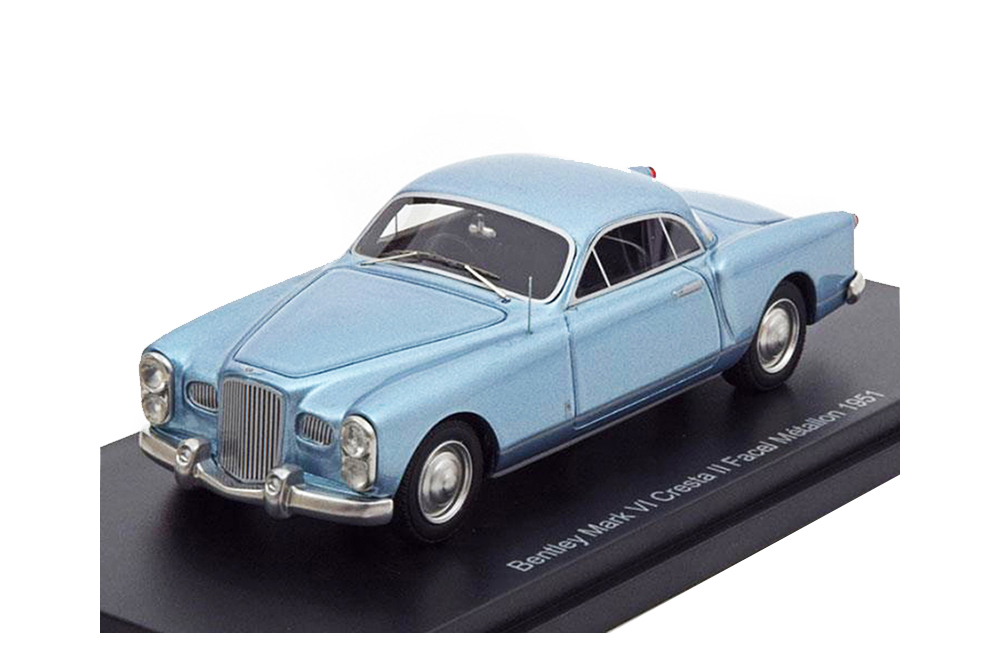 Модель коллекционная Bentley mk vi cresta ii facel metallon metallic-light blue rhd 1951