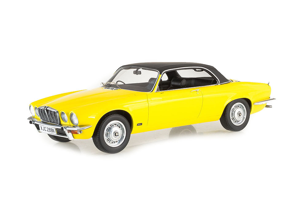 Модель коллекционная BOS Jaguar xj 4.2C rhd 1968-2019 yellow/black