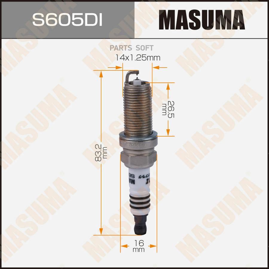 

Свеча зажигания MASUMA Double Iridium Dilfr7k9g S605di S605DI