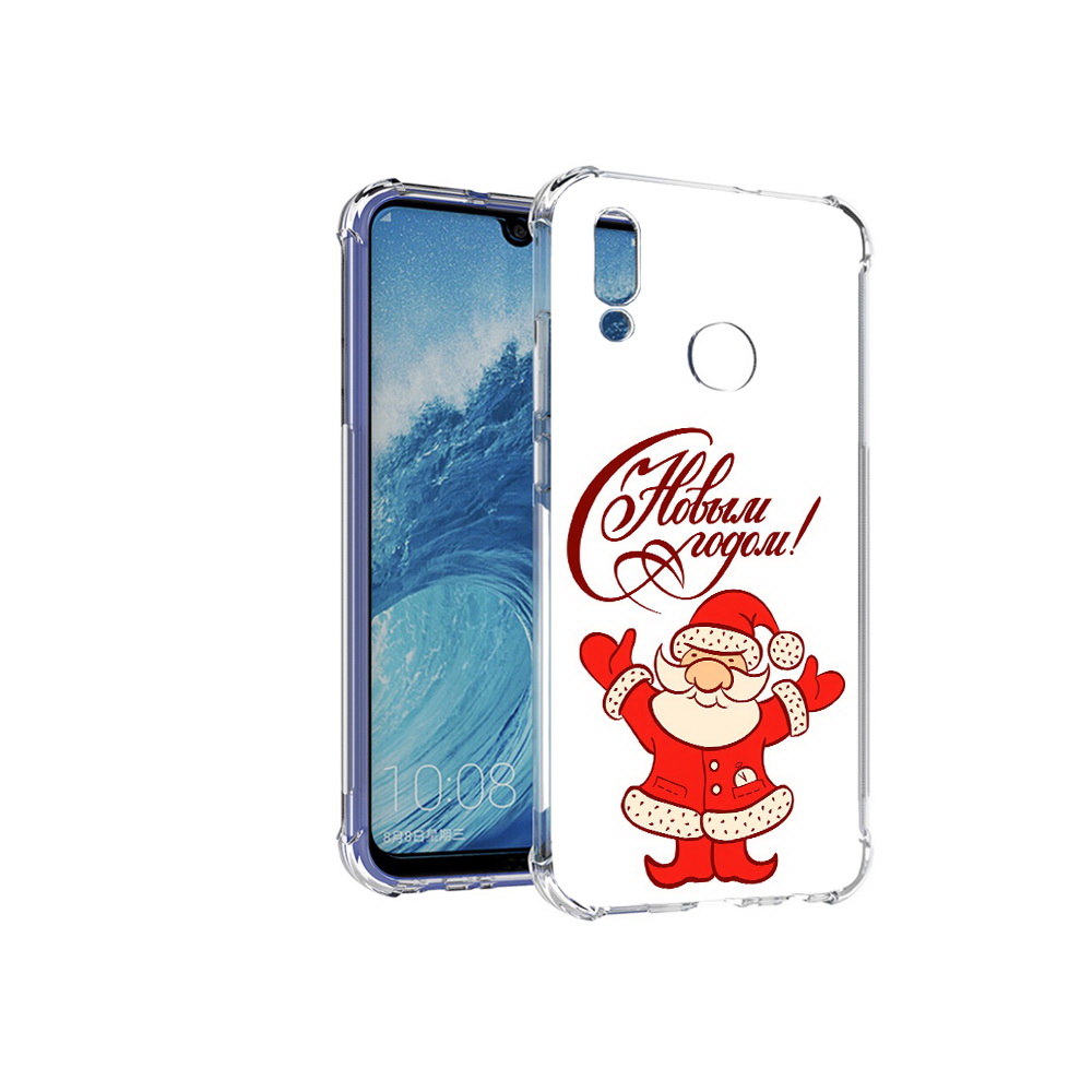 

Чехол MyPads Tocco для Huawei P Smart (2019) Добрый дед мороз с новым годом 2023, Прозрачный, Tocco
