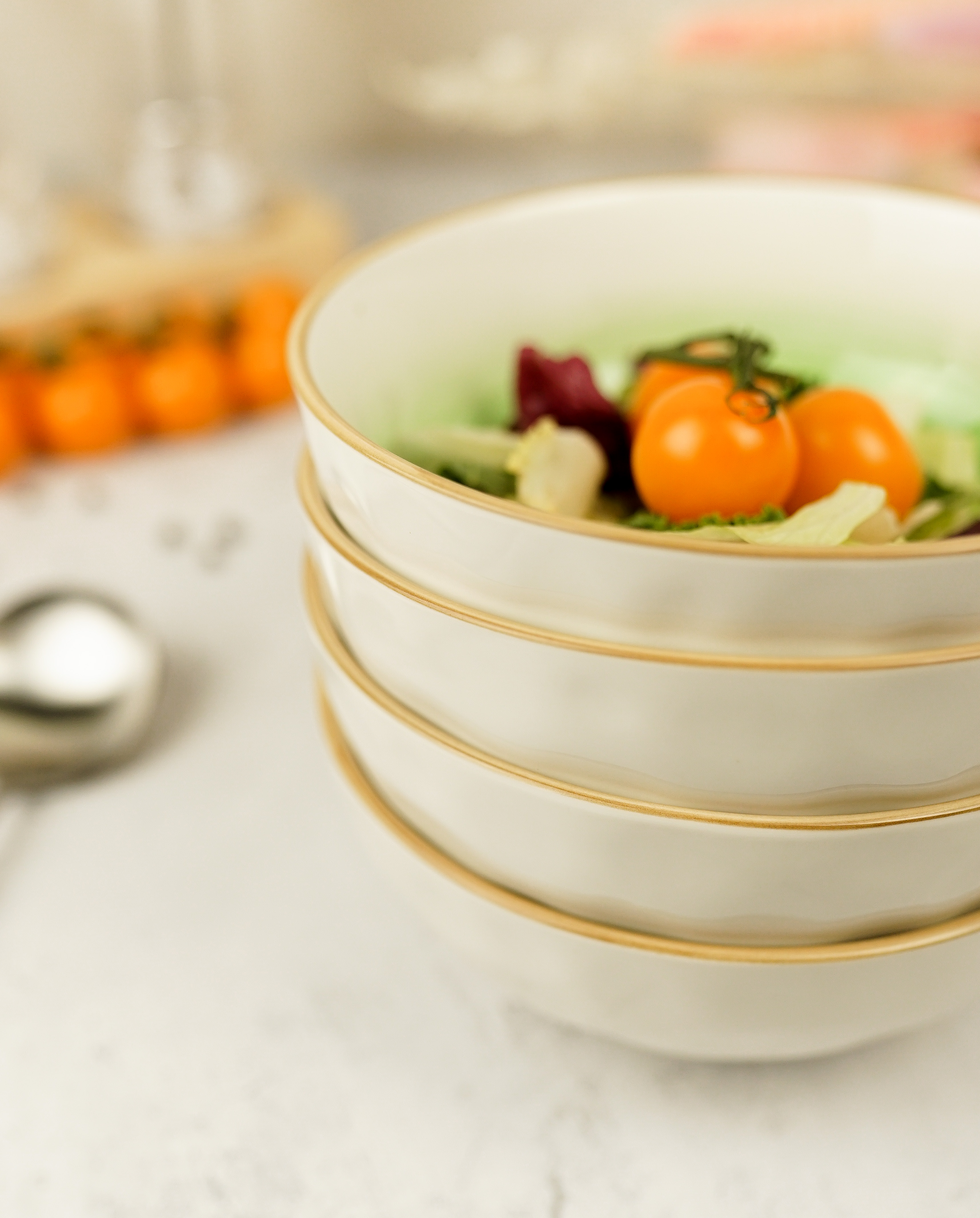 

Салатник P.L. Proff Cuisine 4шт 510 мл 15х6 см зеленый фарфор