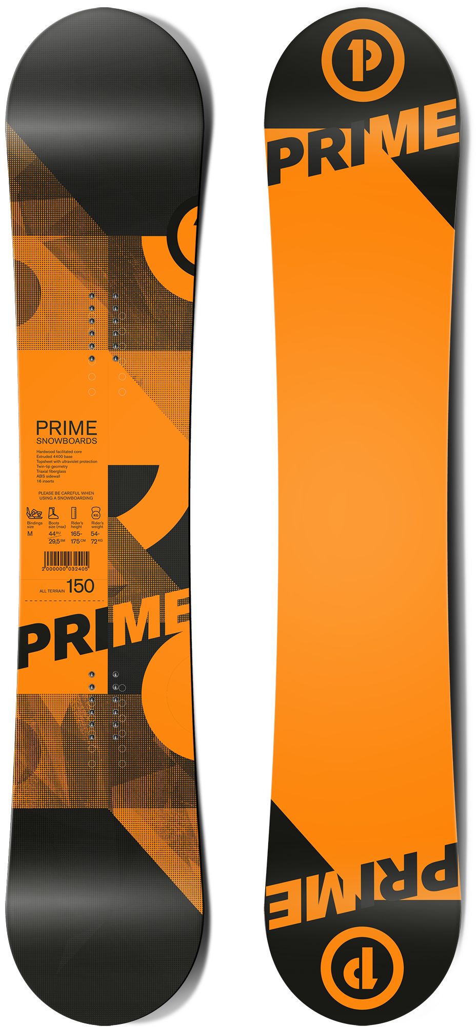 

Сноуборд PRIME - RENTAL 150, Оранжевый, RENTAL
