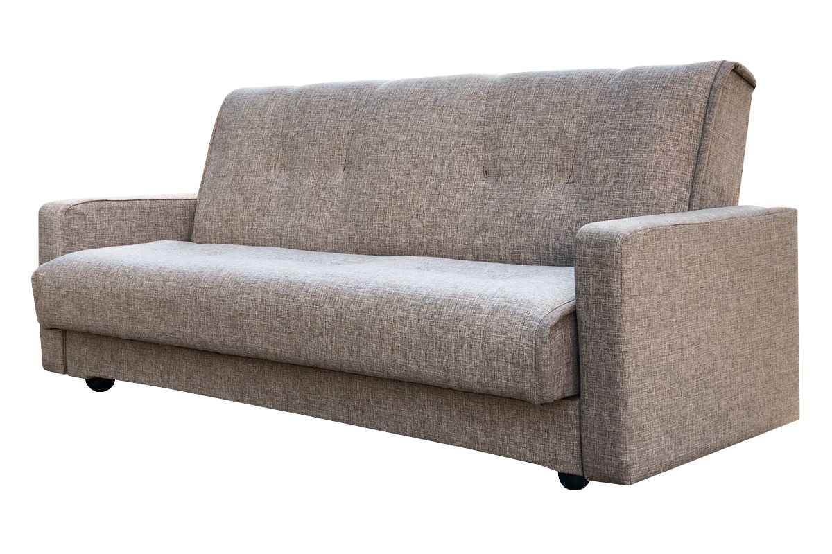 фото Диван-кровать многомеб книжка в светло-коричневой рогожке