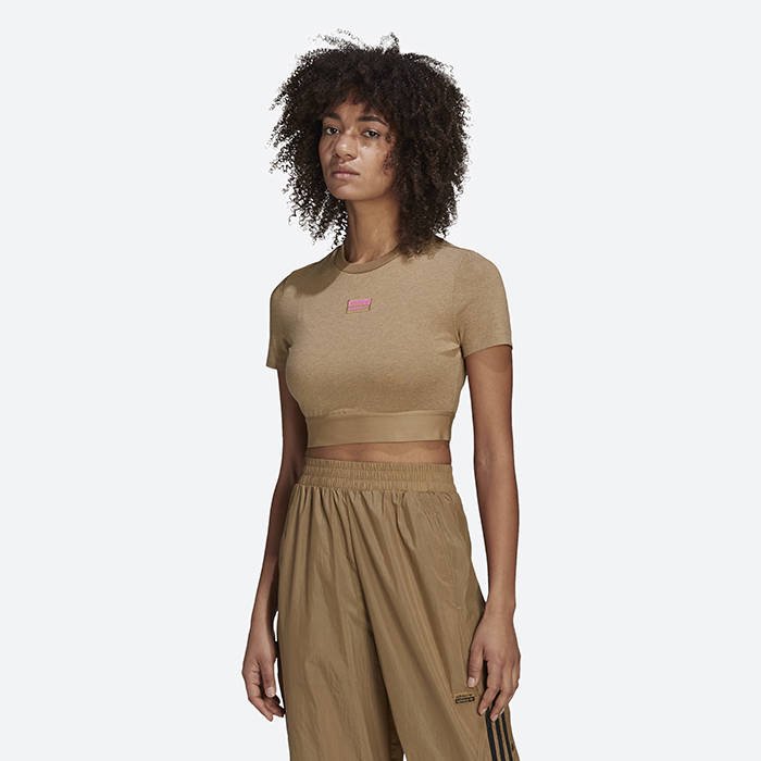 

Футболка женская Adidas GN4327 коричневая 38 DE, GN4327