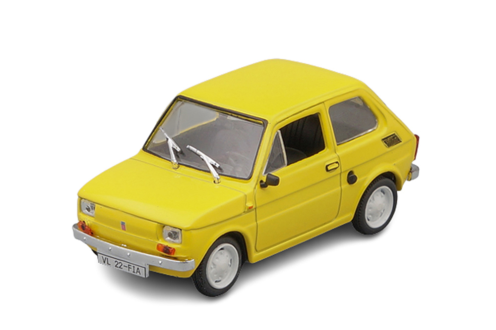 

Модель коллекционная DEAGOSTINI Fiat 126P желтый (автолегенды ссср #169)