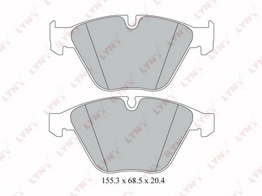 

Колодки торм.пер.BMW 5 (E60) 2.0-4.5 03=>/7 (E65) 3.0-4.5 01-09